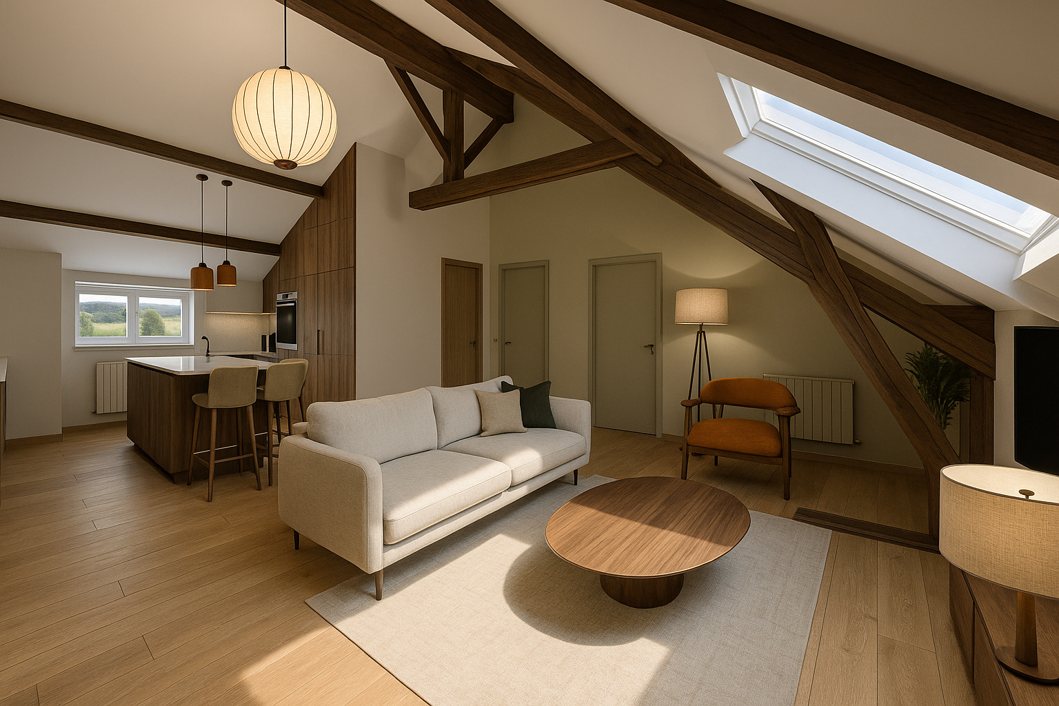 MOULINS LES METZ : 3 pièces entièrement rénové dans petite copropriété