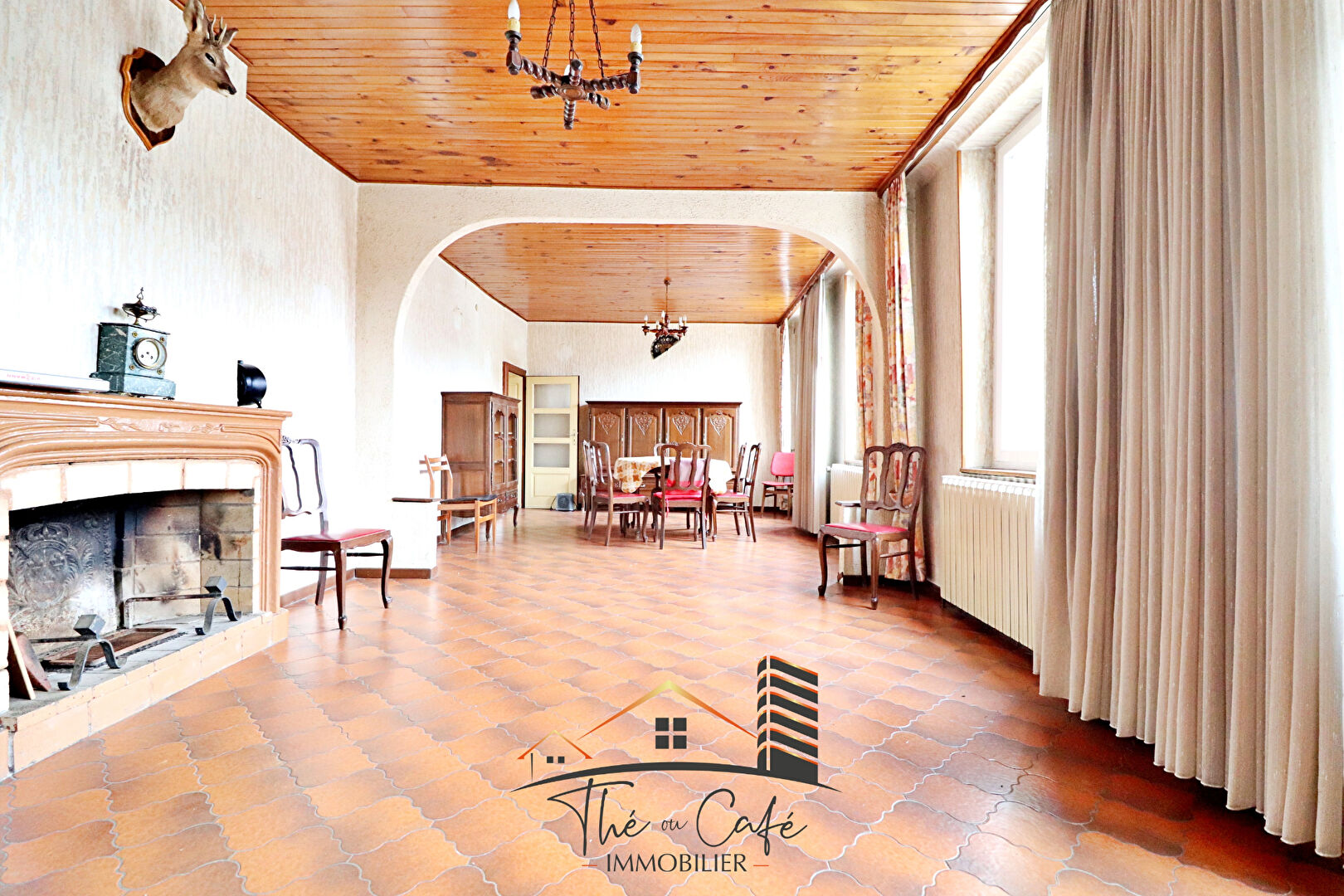 METZERVISSE : MAISON DE VILLAGE DE 1718 AVEC BEAU TERRAIN A RENOVER