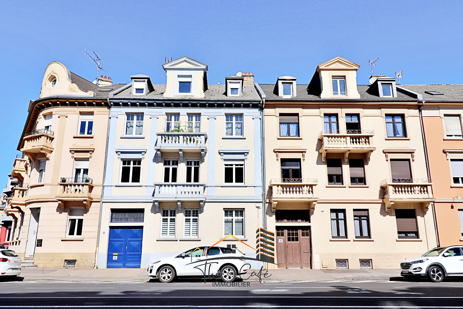 THIONVILLE : COEUR DE VILLE - BEAU F4 AVEC BALCONS ET GARAGE