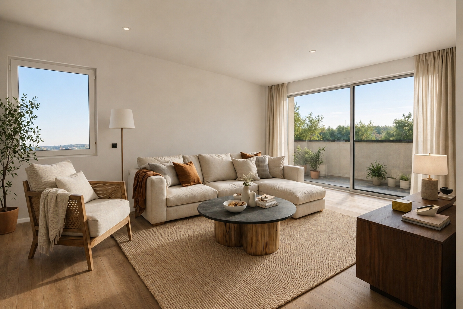 SUPERBE F3 DANS RESIDENCE DE STANDING AVEC TERRASSE ET PARKING