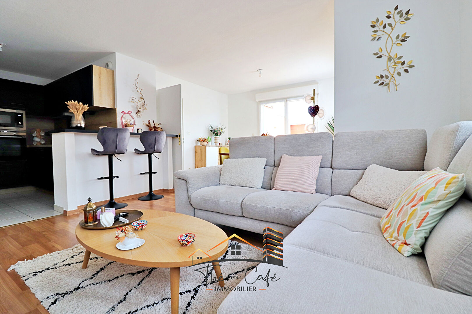 THIONVILLE SAINT PIERRE : BEL F3 RECENT AVEC TERRASSE ET DOUBLE PARKING EN SOUS-SOL