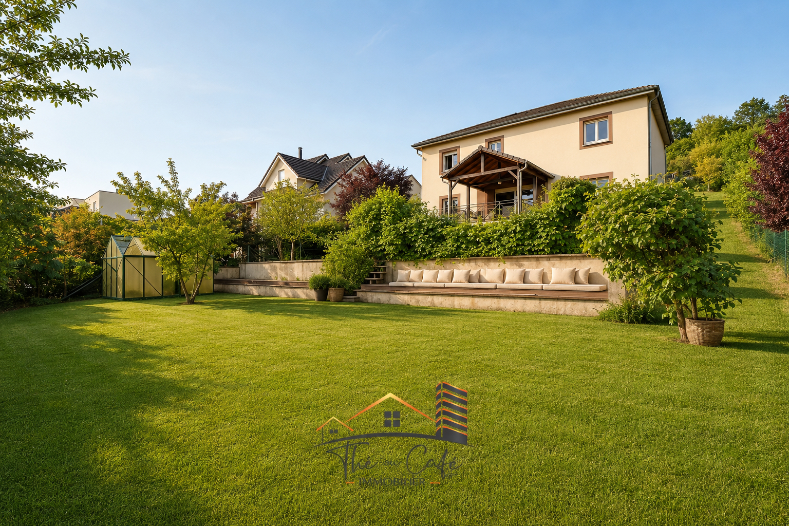 THIONVILLE : VASTE MAISON F7 SUR LES HAUTEURS AVEC GRAND JARDIN