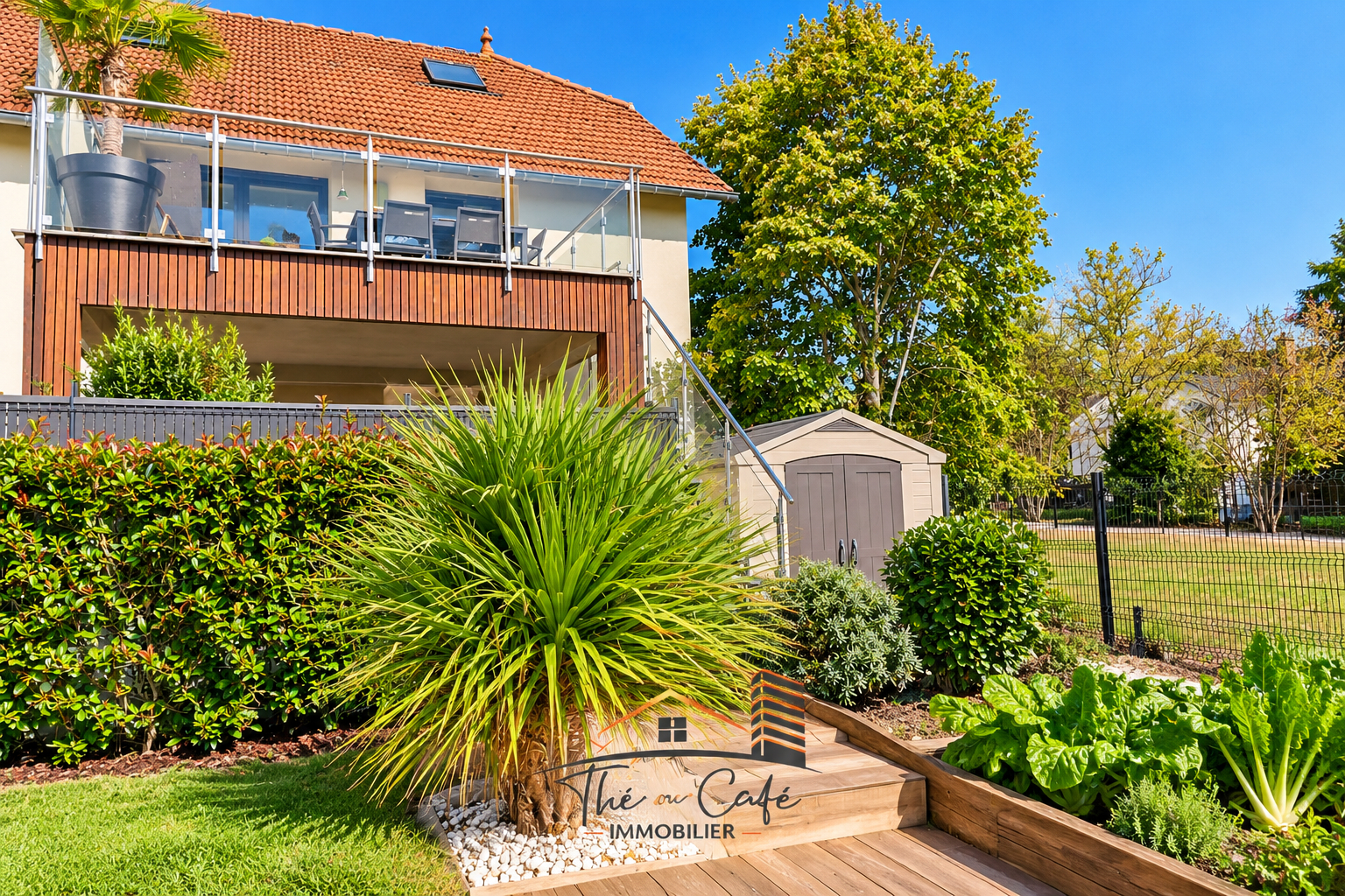 THIONVILLE GUENTRANGE : SUPERBE DUPLEX F7 AVEC TERRASSE ET JARDIN